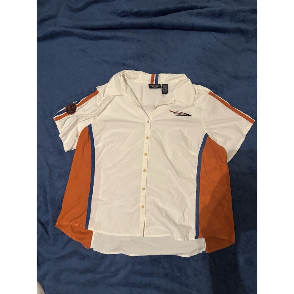 Vintage Harley Davidson button up shirt  - Women’s size 2XL fits like men’s XL